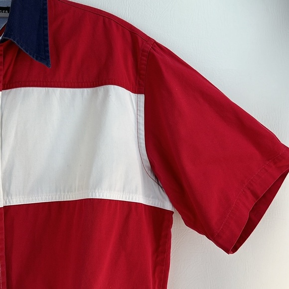Tommy Hilfiger Cotton Flag Short Sleeve Shirt - Picture 5 of 8